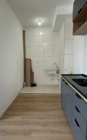 Apartamento à venda com 37m², 2 quartos e sem vaga Apartamento à venda com 37m², 2 quartos e sem vagaCozinha e Área de Serviço