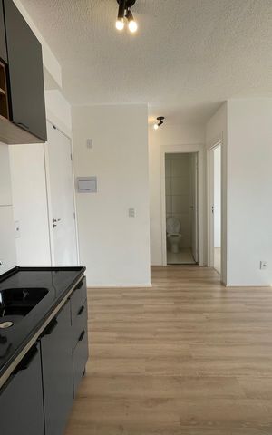 Apartamento à venda com 37m², 2 quartos e sem vaga Apartamento à venda com 37m², 2 quartos e sem vagaCozinha e Área de Serviço