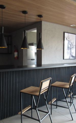 Studio à venda com 30m², 1 quarto e sem vagaÁrea comum - Salão de festas