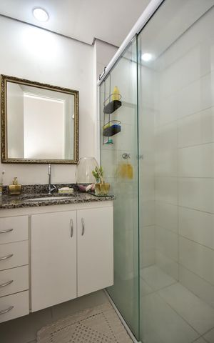 Apartamento à venda com 64m², 2 quartos e 1 vagaBanheiro Suíte 