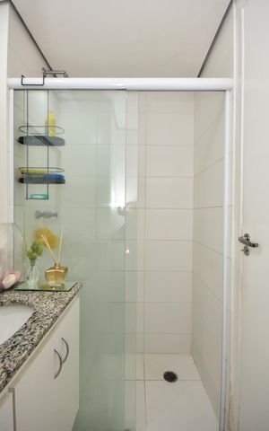 Apartamento à venda com 64m², 2 quartos e 1 vagaBanheiro Suíte 