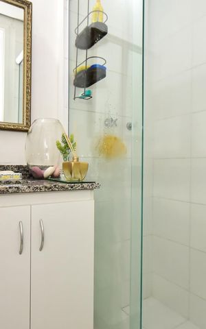 Apartamento à venda com 64m², 2 quartos e 1 vagaBanheiro Suíte 