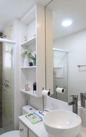 Apartamento à venda com 78m², 2 quartos e 1 vagaBanheiro da Suíte 2