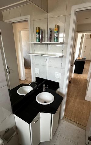 Apartamento à venda com 62m², 2 quartos e 2 vagas Apartamento à venda com 62m², 2 quartos e 2 vagasBanheiro Social