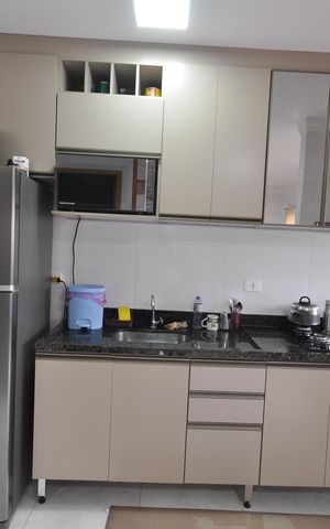 Studio à venda com 37m², 2 quartos e sem vagaCozinha