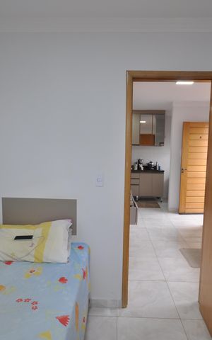 Studio à venda com 37m², 2 quartos e sem vagaQuarto 1