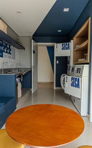 Studio para alugar com 26m², 1 quarto e sem vaga Studio para alugar com 26m², 1 quarto e sem vagaLavanderia