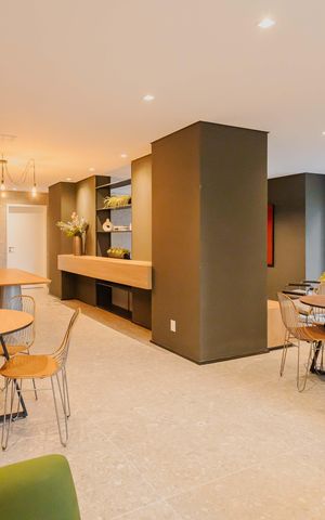 Studio para alugar com 25m², 1 quarto e sem vagaSalão de Festas