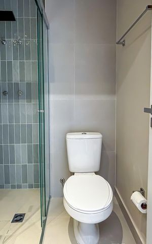 Studio para alugar com 25m², 1 quarto e sem vaga Studio para alugar com 25m², 1 quarto e sem vagaBanheiro