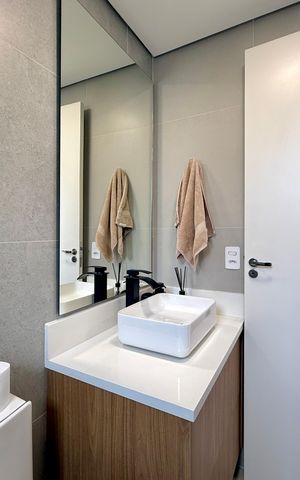 Apartamento à venda com 44m², 2 quartos e 1 vaga Apartamento à venda com 44m², 2 quartos e 1 vagaBanheiro Suíte