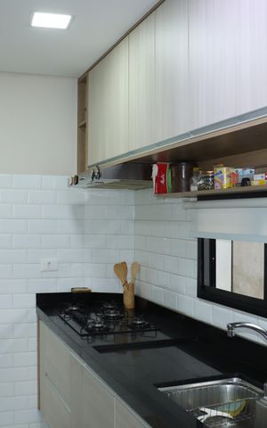 Casa de condomínio para alugar com 177m², 2 quartos e 2 vagasCozinha