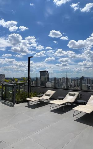 Studio para alugar com 31m², 1 quarto e 1 vaga Studio para alugar com 31m², 1 quarto e 1 vagaPiscina