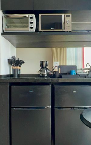 Studio para alugar com 31m², 1 quarto e 1 vaga Studio para alugar com 31m², 1 quarto e 1 vagaCozinha