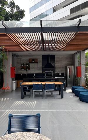 Studio para alugar com 31m², 1 quarto e 1 vaga Studio para alugar com 31m², 1 quarto e 1 vagaChurrasqueira