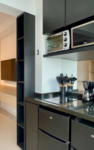 Studio para alugar com 31m², 1 quarto e 1 vaga Studio para alugar com 31m², 1 quarto e 1 vagaCozinha
