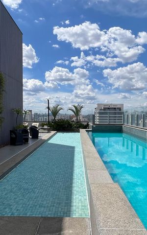 Studio para alugar com 31m², 1 quarto e 1 vaga Studio para alugar com 31m², 1 quarto e 1 vagaPiscina