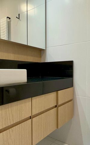 Studio para alugar com 31m², 1 quarto e 1 vaga Studio para alugar com 31m², 1 quarto e 1 vagaBanheiro