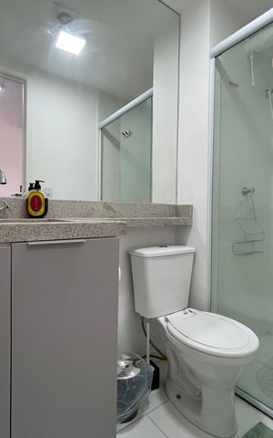 Apartamento para alugar com 30m², 1 quarto e sem vaga Apartamento para alugar com 30m², 1 quarto e sem vagaBanheiro