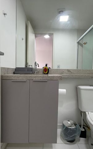 Apartamento para alugar com 30m², 1 quarto e sem vaga Apartamento para alugar com 30m², 1 quarto e sem vagaBanheiro