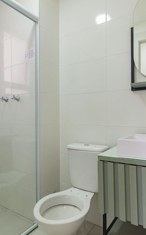 Apartamento à venda com 35m², 1 quarto e sem vaga Apartamento à venda com 35m², 1 quarto e sem vagaBanheiro