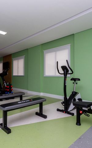 Apartamento à venda com 35m², 1 quarto e sem vaga Apartamento à venda com 35m², 1 quarto e sem vagaAcademia