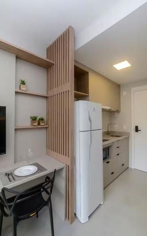Studio à venda com 25m², 1 quarto e sem vaga Studio à venda com 25m², 1 quarto e sem vagaCozinha
