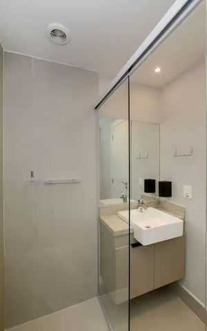 Studio à venda com 25m², 1 quarto e sem vaga Studio à venda com 25m², 1 quarto e sem vagaBanheiro
