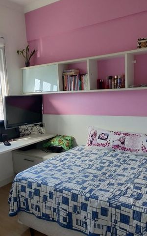 Apartamento à venda com 105m², 3 quartos e 2 vagas Apartamento à venda com 105m², 3 quartos e 2 vagasQuarto 2