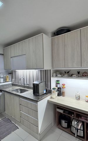 Apartamento à venda com 130m², 3 quartos e 3 vagas Apartamento à venda com 130m², 3 quartos e 3 vagasCozinha e Área de Serviço