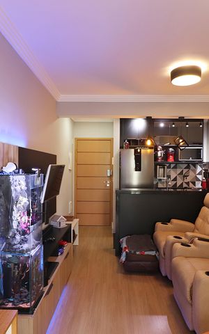 Apartamento à venda com 52m², 2 quartos e 1 vagaSala 