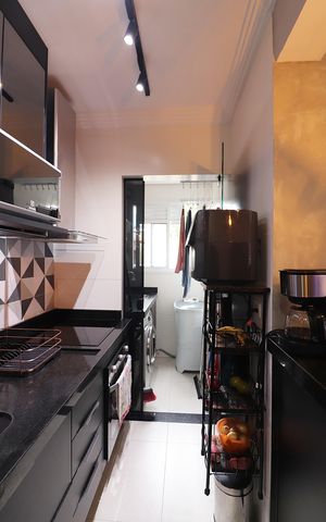 Apartamento à venda com 52m², 2 quartos e 1 vagaCozinha e Área de Serviço
