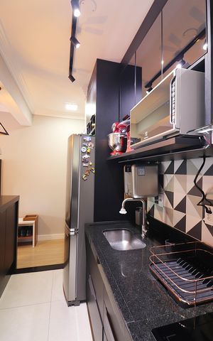 Apartamento à venda com 52m², 2 quartos e 1 vagaCozinha e Área de Serviço