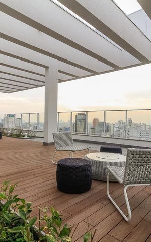 Studio à venda com 38m², 1 quarto e 1 vagaÁrea comum