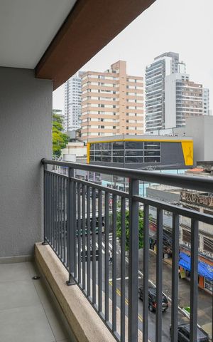 Studio à venda com 33m², 1 quarto e sem vaga Studio à venda com 33m², 1 quarto e sem vagaStudio - Varanda