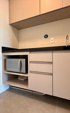 Studio para alugar com 27m², 1 quarto e sem vaga Studio para alugar com 27m², 1 quarto e sem vagaCozinha