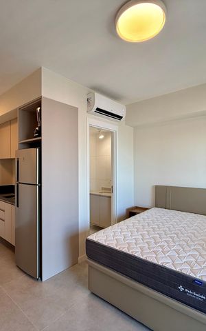 Studio para alugar com 27m², 1 quarto e sem vaga Studio para alugar com 27m², 1 quarto e sem vagaQuarto