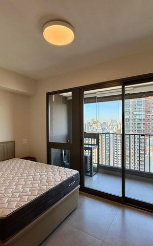 Studio para alugar com 27m², 1 quarto e sem vaga Studio para alugar com 27m², 1 quarto e sem vagaQuarto