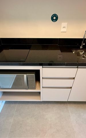 Studio para alugar com 27m², 1 quarto e sem vaga Studio para alugar com 27m², 1 quarto e sem vagaCozinha