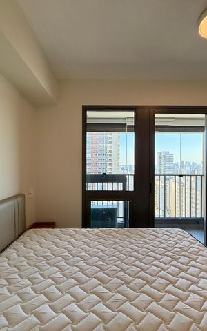 Studio para alugar com 27m², 1 quarto e sem vaga Studio para alugar com 27m², 1 quarto e sem vagaQuarto