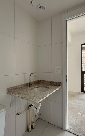 Studio para alugar com 27m², 1 quarto e sem vagaBanheiro 