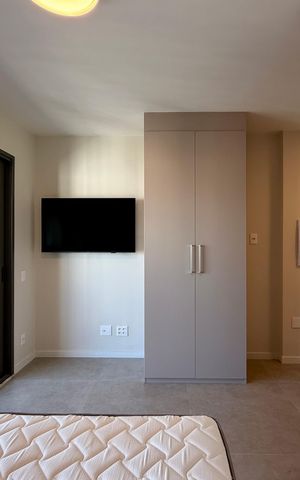 Studio para alugar com 27m², 1 quarto e sem vaga Studio para alugar com 27m², 1 quarto e sem vagaQuarto