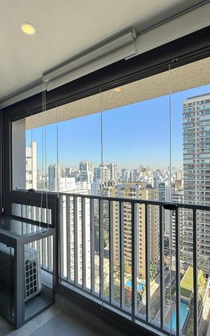 Studio para alugar com 27m², 1 quarto e sem vaga Studio para alugar com 27m², 1 quarto e sem vagaSacada