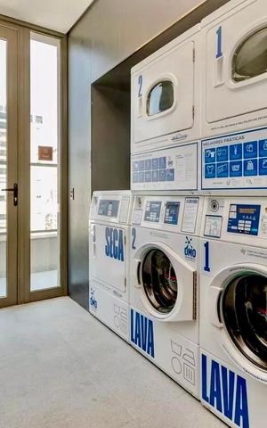 Studio para alugar com 27m², 1 quarto e sem vaga Studio para alugar com 27m², 1 quarto e sem vagaLavanderia
