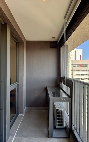 Studio para alugar com 27m², 1 quarto e sem vaga Studio para alugar com 27m², 1 quarto e sem vagaSacada