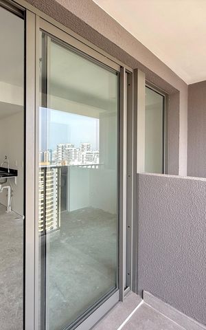 Studio para alugar com 27m², 1 quarto e sem vagaSacada
