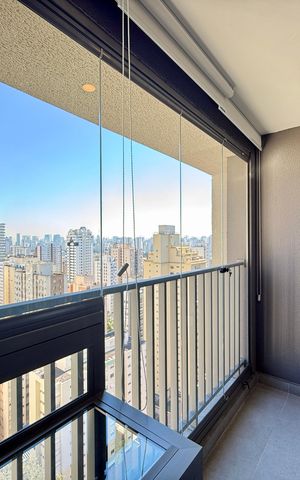 Studio para alugar com 27m², 1 quarto e sem vaga Studio para alugar com 27m², 1 quarto e sem vagaSacada