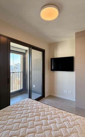 Studio para alugar com 27m², 1 quarto e sem vaga Studio para alugar com 27m², 1 quarto e sem vagaQuarto
