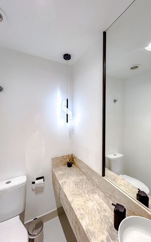 Apartamento à venda com 82m², 2 quartos e 1 vagaLavabo
