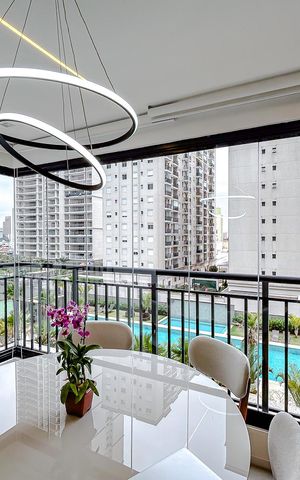 Apartamento à venda com 82m², 2 quartos e 1 vagaVaranda