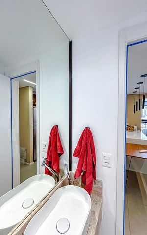 Apartamento à venda com 82m², 2 quartos e 1 vagaLavabo